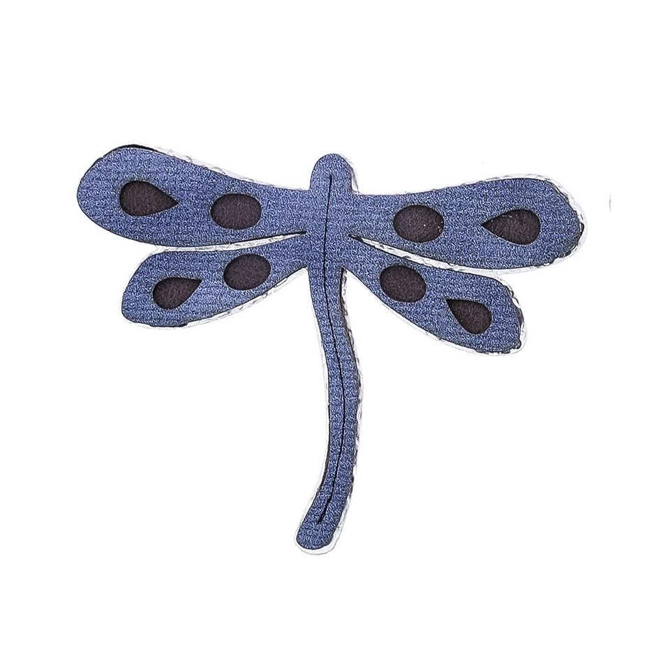 BROCHE LIBÉLULA METAL IMITACIÓN CUERO