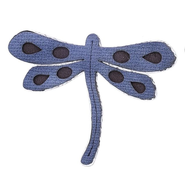 BROCHE LIBÉLULA METAL IMITACIÓN CUERO