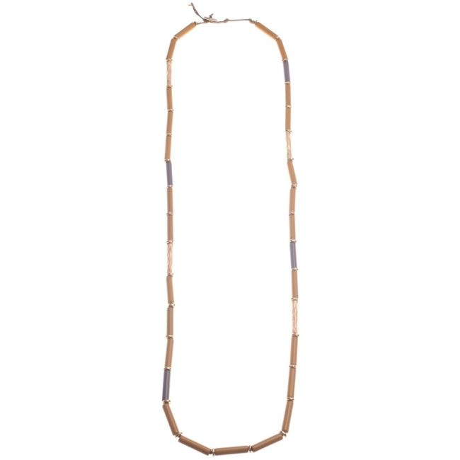 COLLAR LARGO TUBOS METAL RESINA