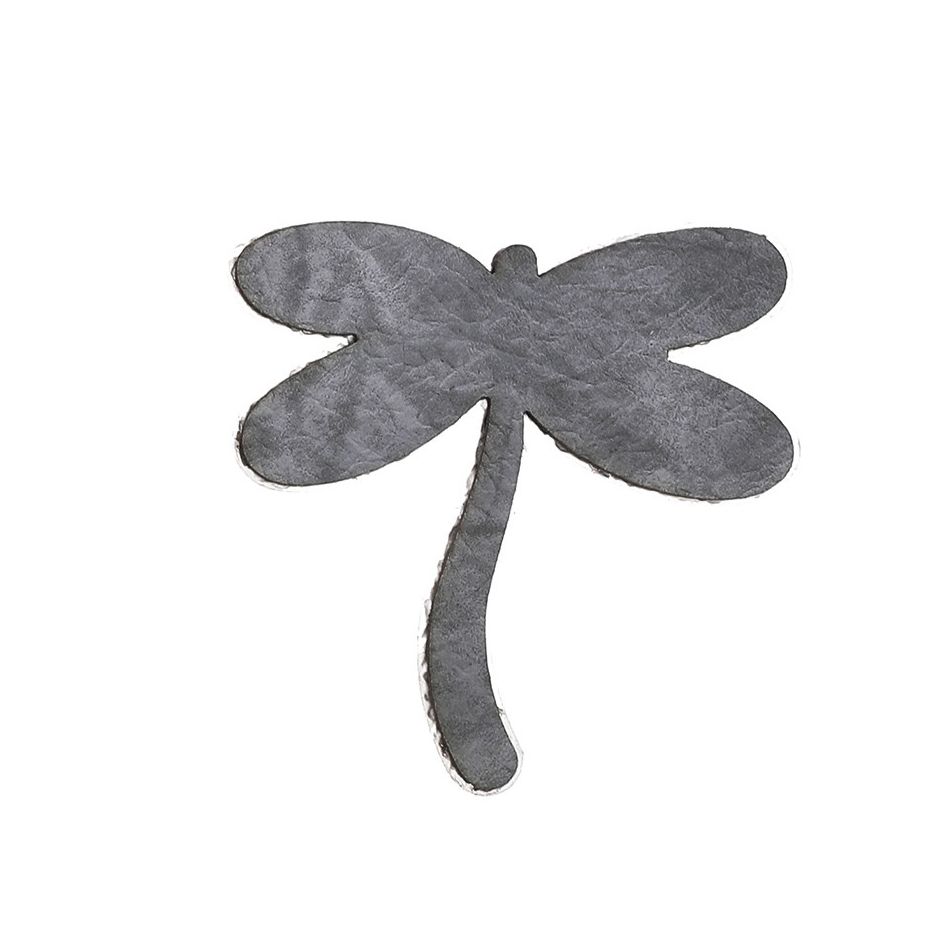 BROCHE LIBÉLULA METAL IMITACIÓN CUERO