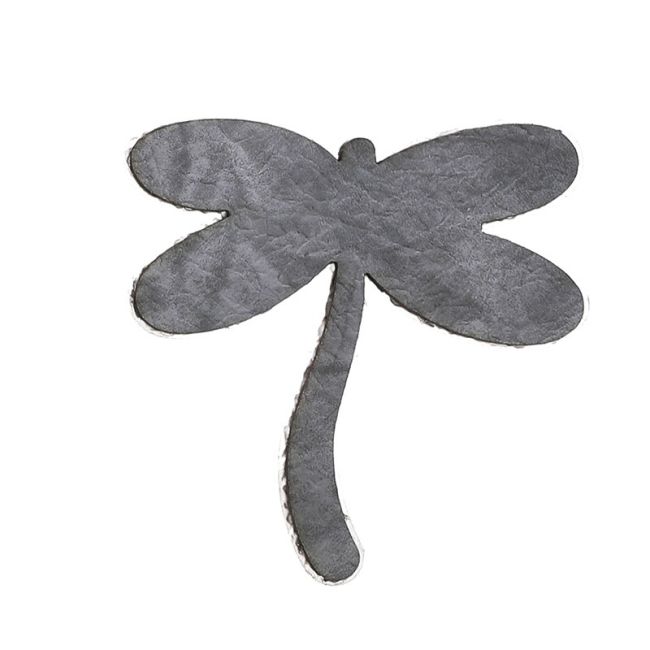 IMITATION LEATHER METAL DRAGONFLY BROOCH