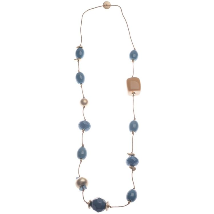 COLLAR LARGO CUENTAS RESINA 2
