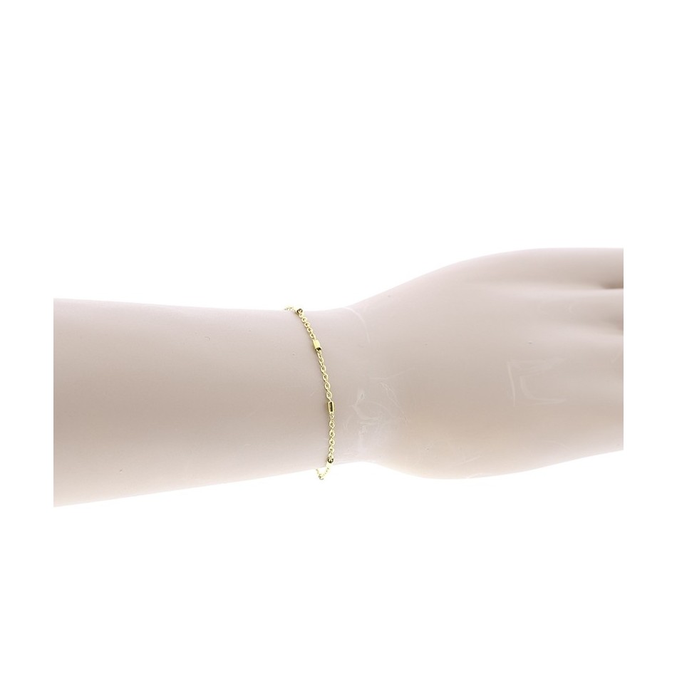 PULSERA ACERO CADENA CANUTILLOS