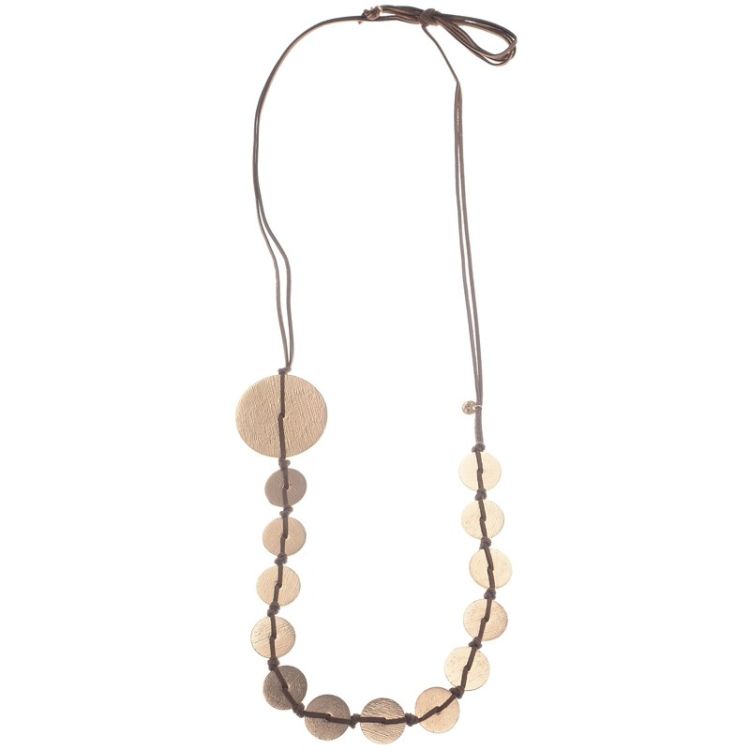 COLLAR LARGO COLGANTES MEDALLAS METAL 2