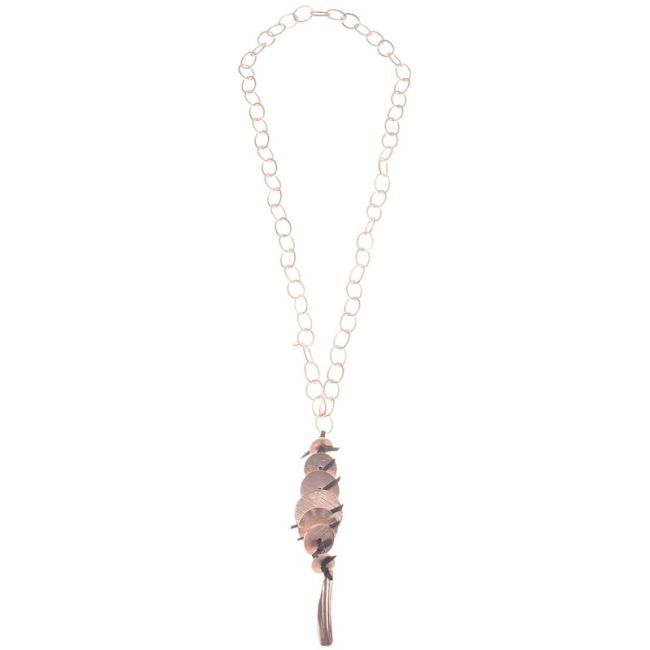 COLLAR LARGO CADENA COLGANTES METAL