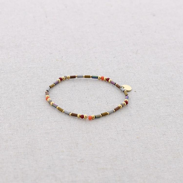 PULSERA ACERO CUENTAS