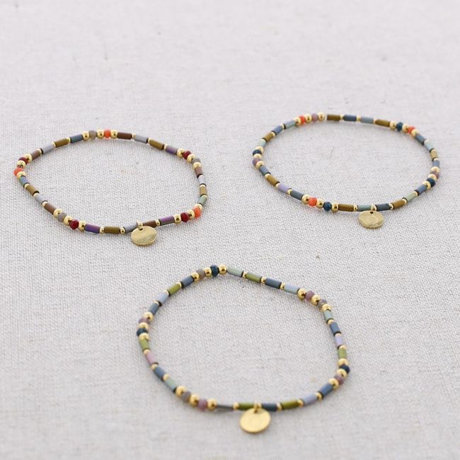 PULSERA ACERO CUENTAS