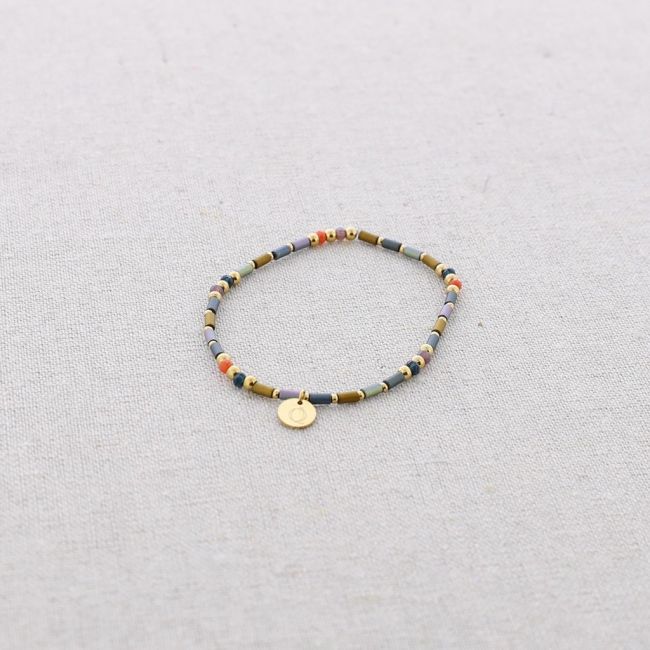 PULSERA ACERO CUENTAS