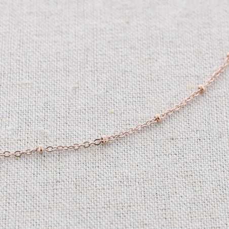STEEL BALLS CHAIN SHORT NECKLACE