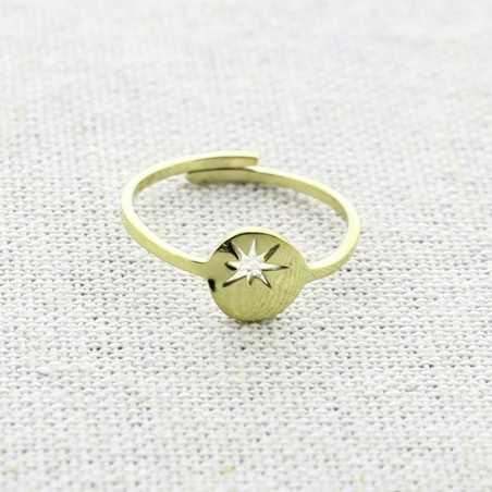 LITTLE STAR STEEL RING