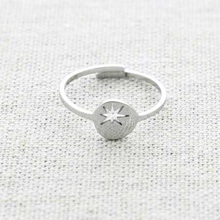 LITTLE STAR STEEL RING