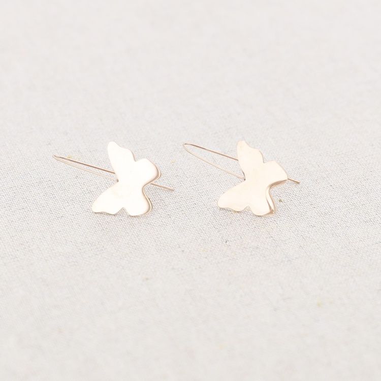 PENDIENTES ACERO MARIPOSA