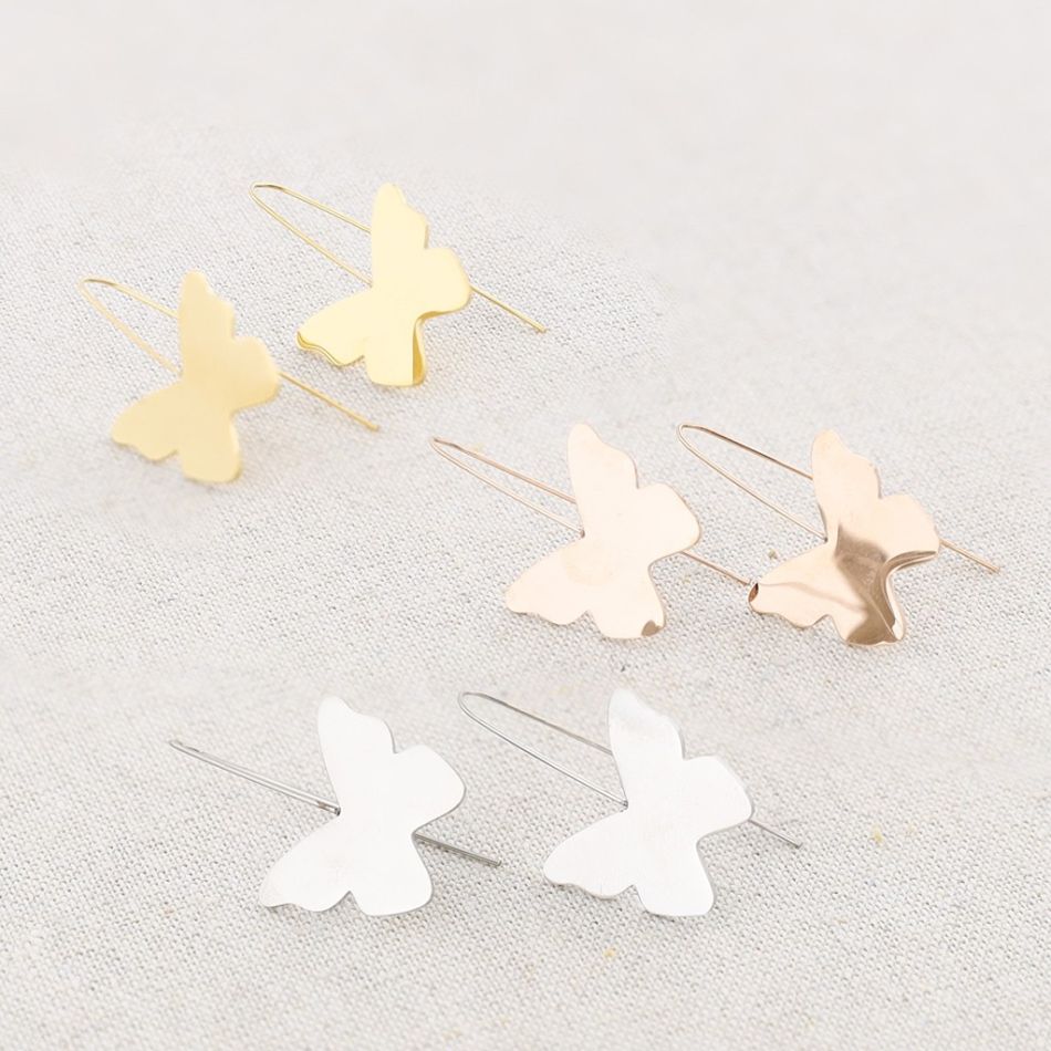 BUTTERFLY STEEL EARRINGS