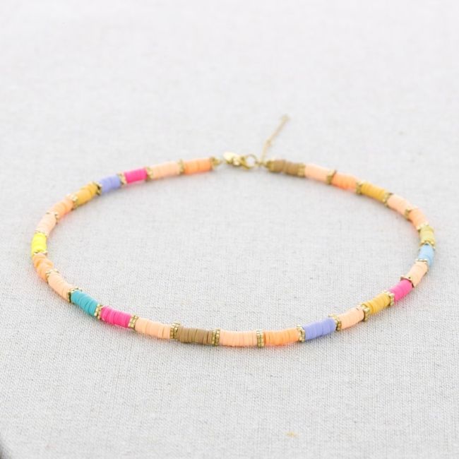 COLORINES FIMO STEEL SHORT NECKLACE