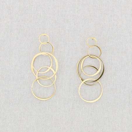 STEEL LINK EARRINGS