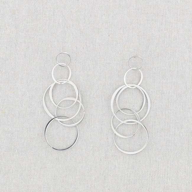 STEEL LINK EARRINGS