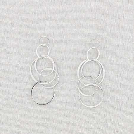 STEEL LINK EARRINGS