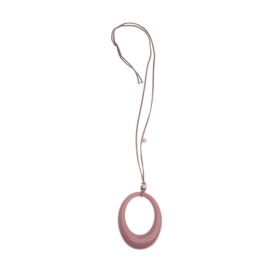 LONG NECKLACE PENDANT RESIN RING