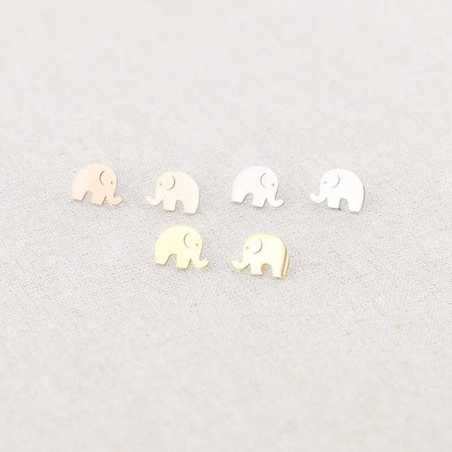 ELEPHANT STEEL EARRINGS