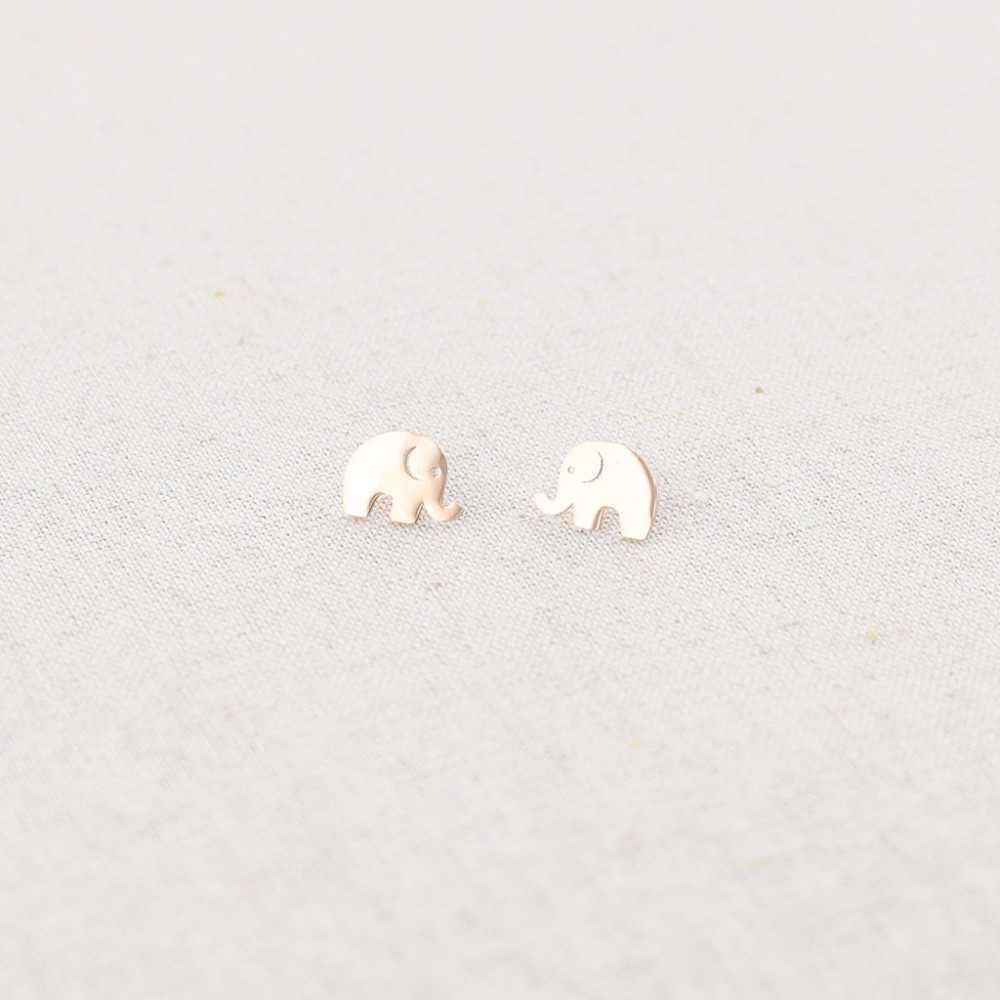 ELEPHANT STEEL EARRINGS