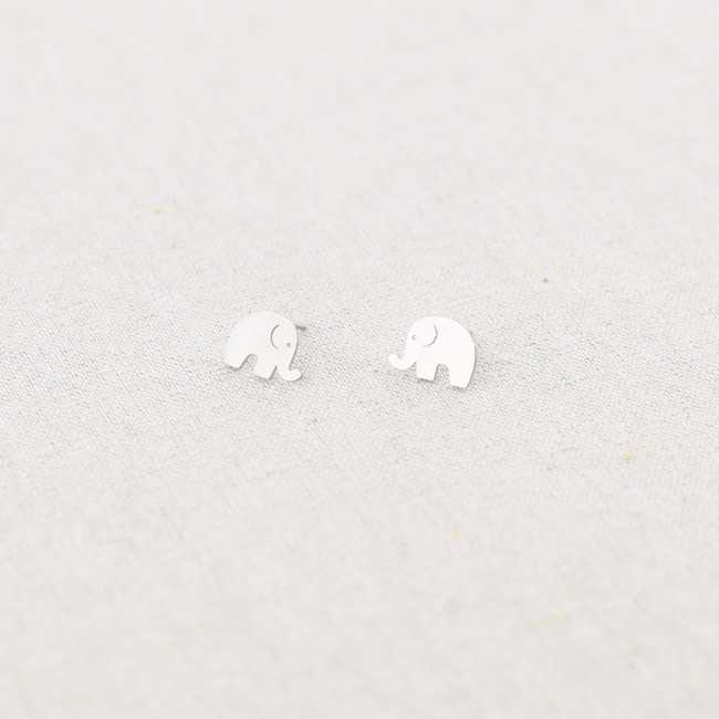 ELEPHANT STEEL EARRINGS