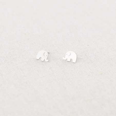 ELEPHANT STEEL EARRINGS