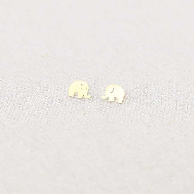 ELEPHANT STEEL EARRINGS