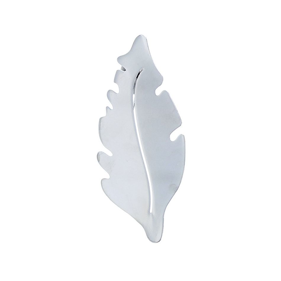 BROCHE HOJA METAL