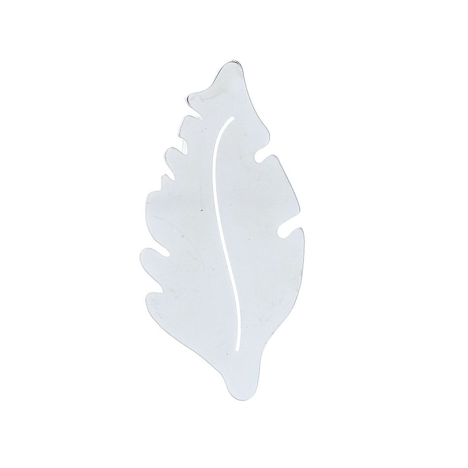 BROCHE HOJA METAL