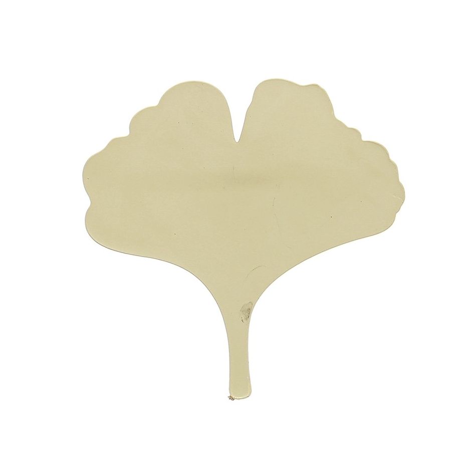 BROCHE HOJA GINKGO METAL
