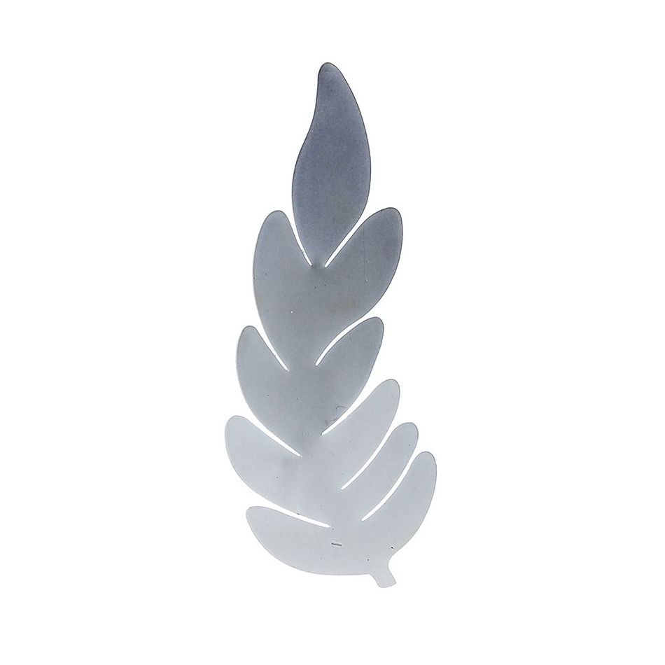 METAL LEAF BROOCH