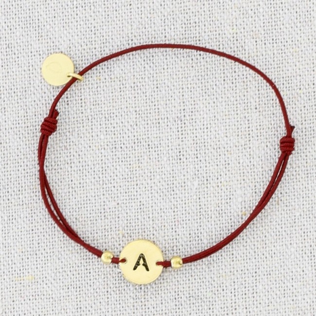 ELASTIC STEEL BRACELET LETTER A