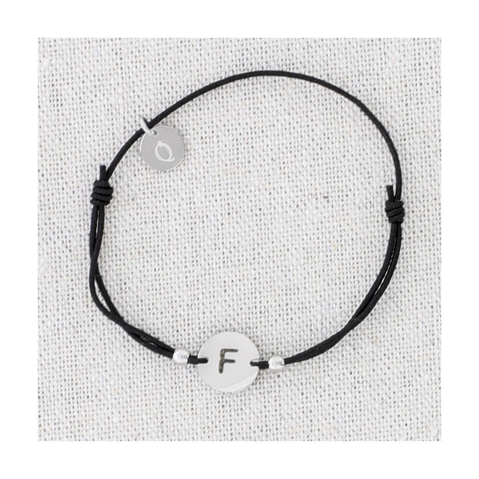 ELASTIC STEEL LETTER F BRACELET