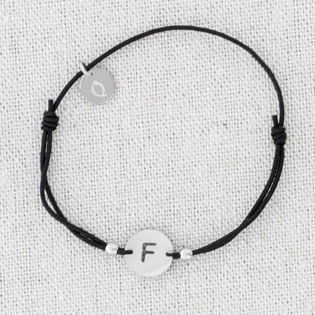 ELASTIC STEEL LETTER F BRACELET