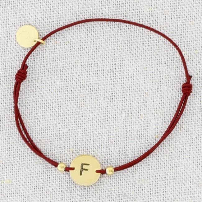 ELASTIC STEEL LETTER F BRACELET