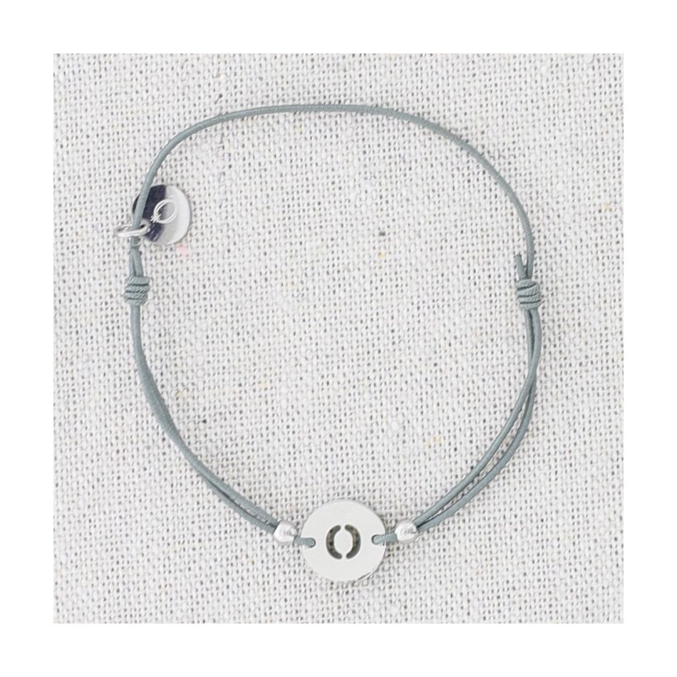 ELASTIC STEEL LETTER O BRACELET