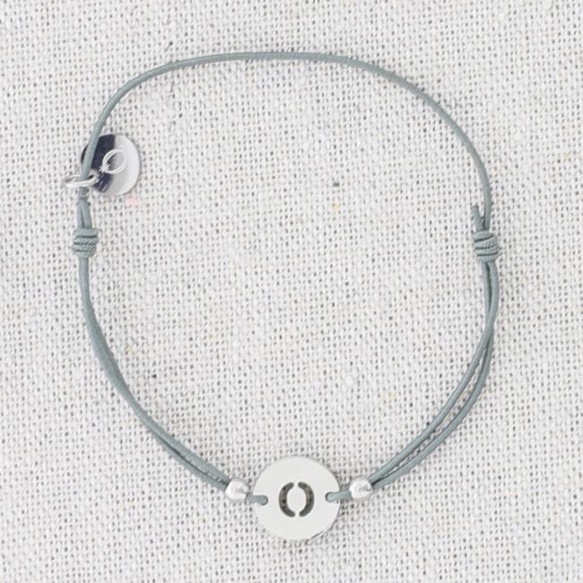 ELASTIC STEEL LETTER O BRACELET