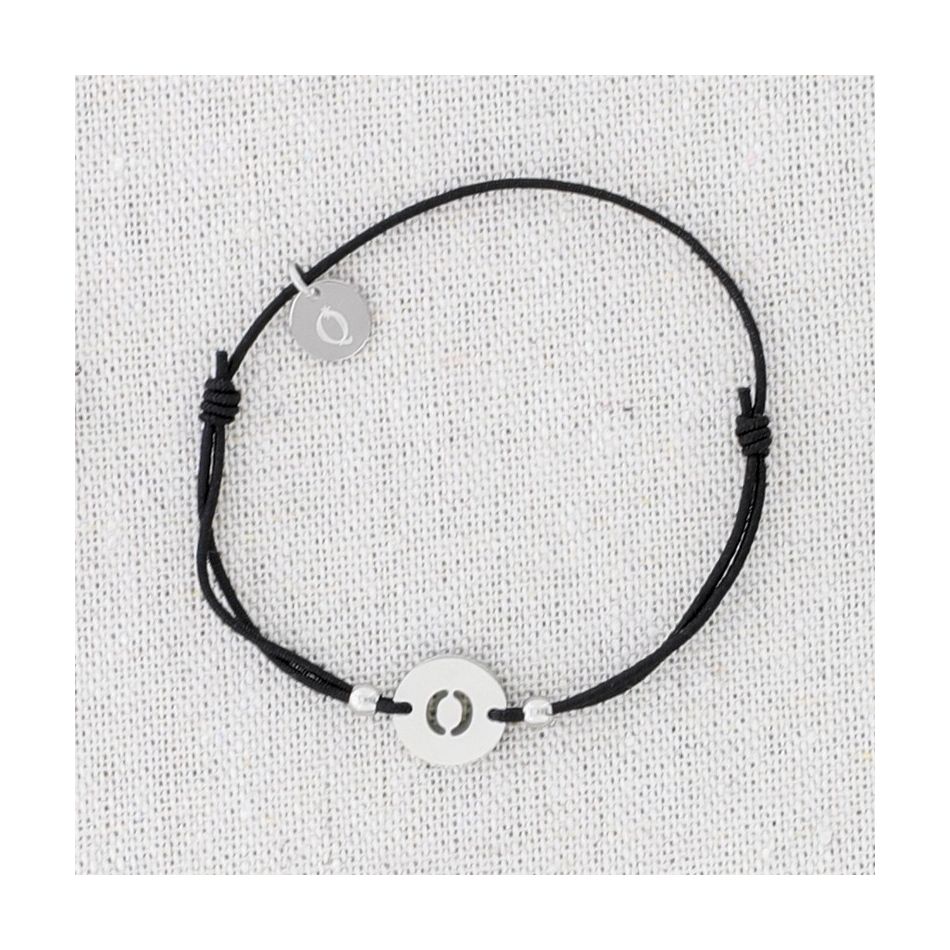 ELASTIC STEEL LETTER O BRACELET