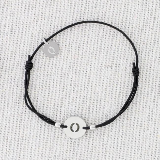 ELASTIC STEEL LETTER O BRACELET