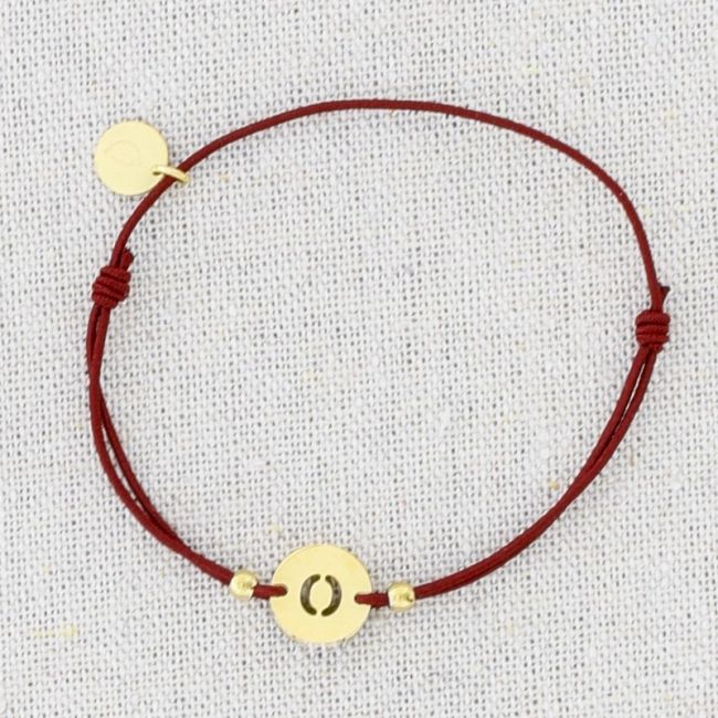 ELASTIC STEEL LETTER O BRACELET