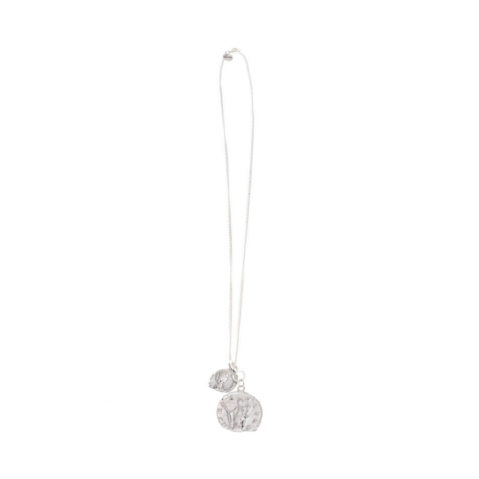 COLLAR LARGO COLGANTES METAL