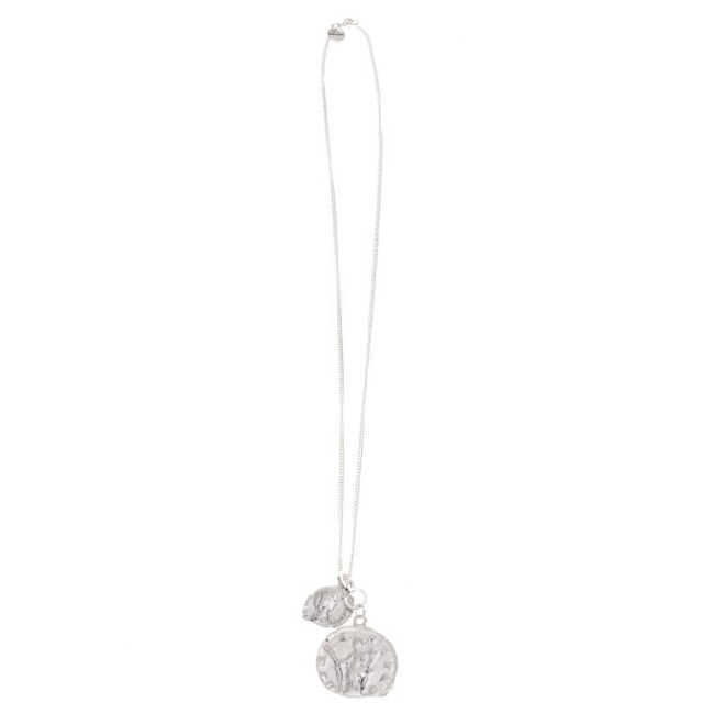 LONG METAL PENDANT NECKLACE