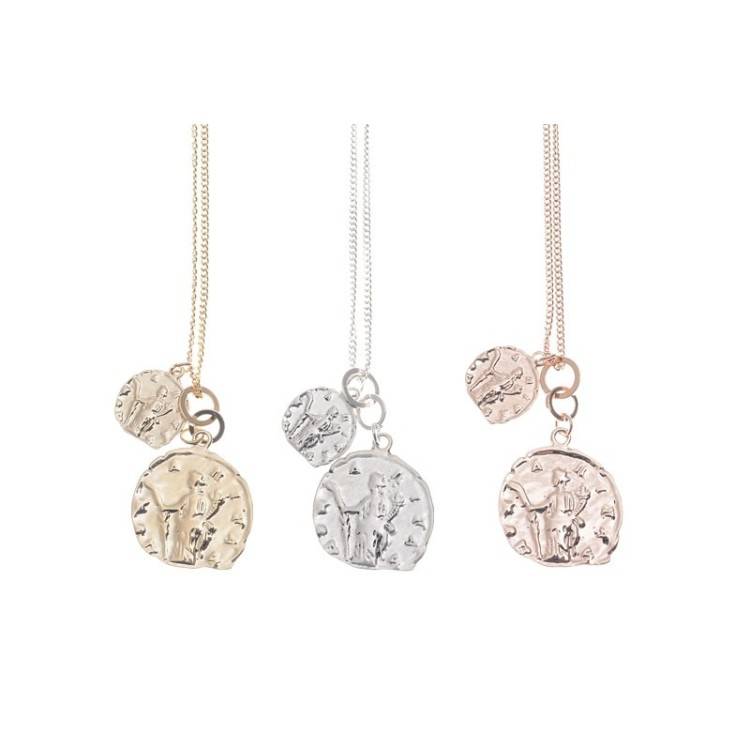 LONG METAL PENDANT NECKLACE 2