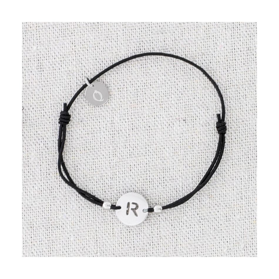 ELASTIC STEEL LETTER R BRACELET