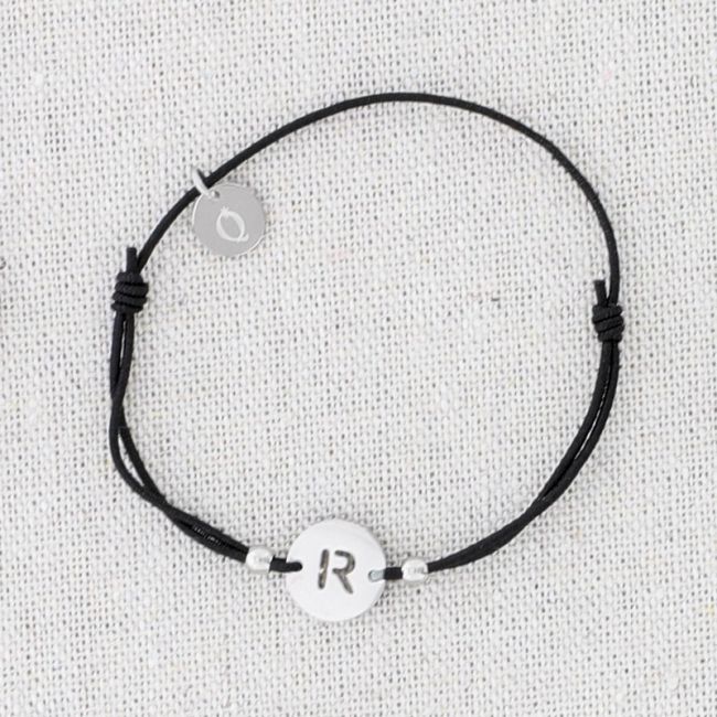 ELASTIC STEEL LETTER R BRACELET