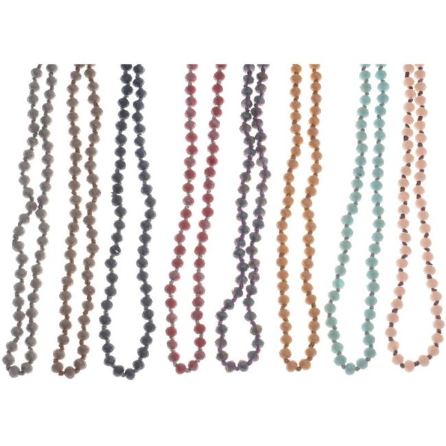 COLLAR LARGO CUENTAS FACETA1.5M*6MM