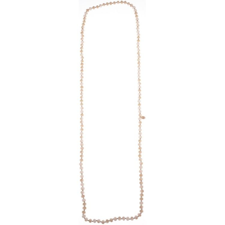 LONG NECKLACE WITH FACET BEADS1.2M*8MM