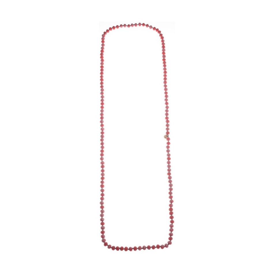 COLLAR LARGO CUENTAS FACETA1.2M*8MM