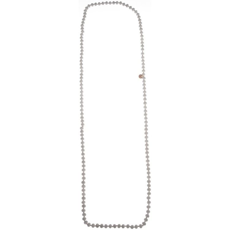 LONG NECKLACE WITH FACET BEADS1.2M*8MM 2