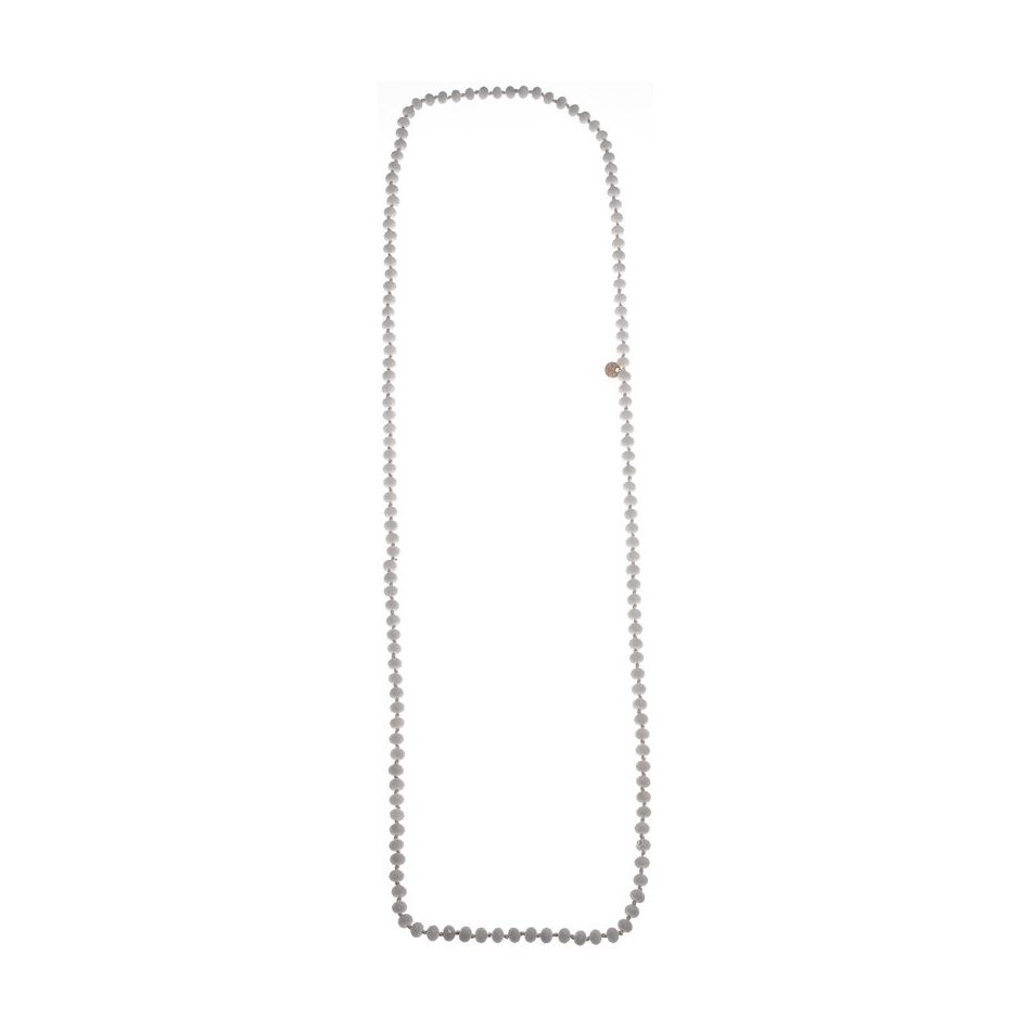 LONG NECKLACE WITH FACET BEADS1.2M*8MM